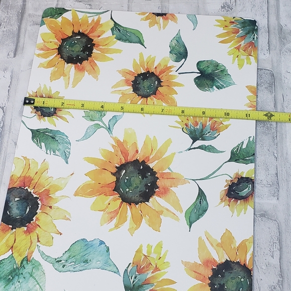 Sunflower Cork Floral Rectangular Placemats (Set of 4) - Picture 4 of 6